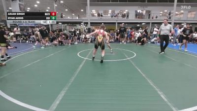 120 lbs Round 4 (6 Team) - Ryan Addis, Ohio Gold Black vs Arjan Singh, Mat Assassins Black