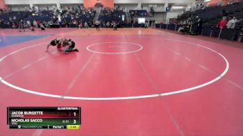 165 lbs Quarterfinal - Nicholas Sacco, TCNJ vs Jacob Burgette, Scranton