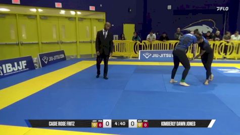 Kimberly Dawn Jones vs Casie Rose Fritz 2025 Pan IBJJF Jiu-Jitsu No-Gi Championship