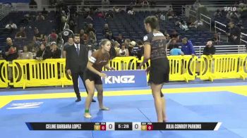Julia Conroy Parkins vs Celine Barbara Lopez 2025 Pan IBJJF Jiu-Jitsu No-Gi Championship