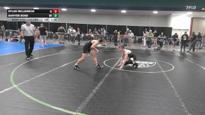 113 lbs Consi Of 64 #1 - Dylan Williamson, IA vs Sawyer Bond, WV