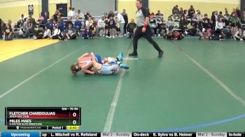 70 9U Cons. Semi - Miles Maes, X-Factor Elite Wrestling vs Fletcher Chardoulias, Jesup Mat Club