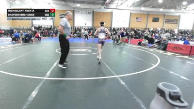 120 lbs Consi Of 8 #2 - Michaelray Abeyta, Deering vs Brayden Buchanan, Essex