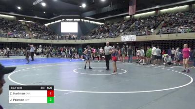 91 lbs Quarterfinal - Zander Hartman, Carlisle vs Joey Pearson, Downingtown