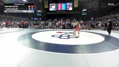 190 lbs Cons. Sub-rd Of 32 - Brayden Hilyar, MN vs Owen Burling, WI