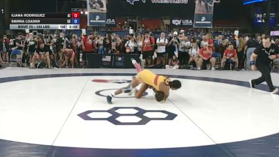 120 lbs Champ. Rd Of 128 - Iliana Rodriguez, Arizona vs Sierra Loader, Kansas