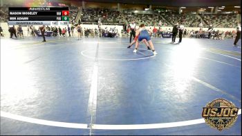 160 lbs Quarterfinal - Mason Moseley, Raw Wrestling Club vs Ben Adams, Piedmont