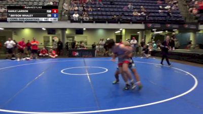 140 lbs Cons. Sub-quarters - Kahle Larson, Pennsylvania vs Bryson Whaley, Contenders Wrestling Academy