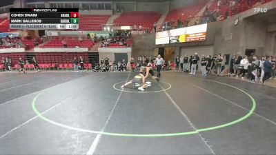 190 lbs Round 5 - Placement (4 Team) - Mark Gallegos, Canyon Randall vs Cohen Swaim, Amarillo