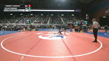 105 lbs Cons. Round 1 - Cerenity Quintana, Worland vs Taylor Freeman, Lander Valley