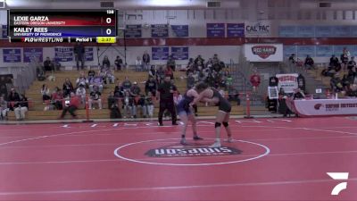 138 lbs Semifinal - Lexie Garza, Eastern Oregon University vs Kailey Rees, University Of Providence