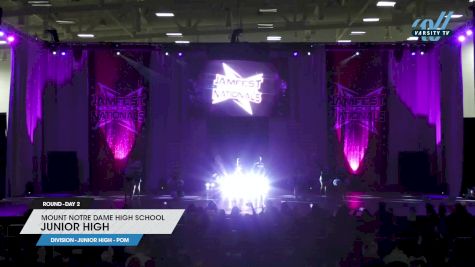 Mount Notre Dame High School - Junior High [2023 Junior High - Pom Day 2] 2023 JAMfest Dance Super Nationals