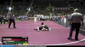 106 lbs Semifinal - Eli Sanders, Smiths Station Hs vs Jake Thompson, Hoover