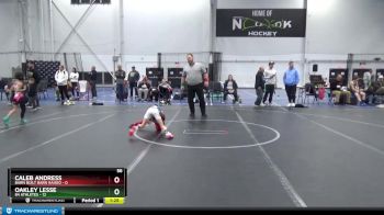 56 lbs Round 3 (4 Team) - Oakley Lesse, 84 Athletes vs Caleb Andress, Barn Built Barn Raised