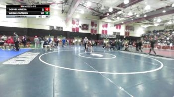 120 lbs Semifinal - Ariele Cazares, Warren vs Sophia Garcia, Orange Lutheran