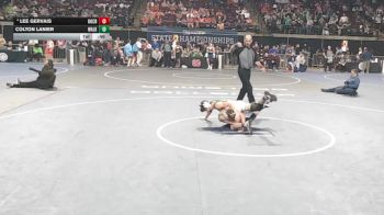 D 1 106 lbs Cons. Round 5 - Lee Gervais, Holy Cross vs Colton Lanier, Walker