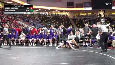 190 lbs Quarterfinal - Hunter Merk, Waukee Northwest vs Mason Roethler, Johnston