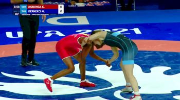55 kg Quarterfinal - Kerene Mobunga, COD vs Melda Dernekci, TUR