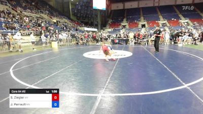 106 lbs Cons 64 #2 - Steven Ziegler, WY vs Judah Perrault, MN