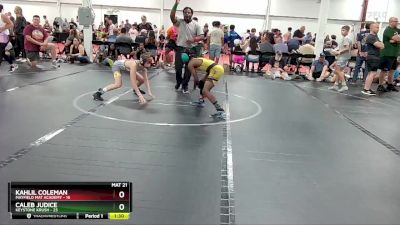 80 lbs Round 3 (4 Team) - Kahlil Coleman, Mayfield Mat Academy vs Caleb Judice, Keystone Krush