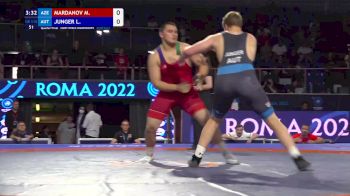 110 kg 1/4 Final - Mazaim Mardanov, Azerbaijan vs Leonhard Junger, Austria