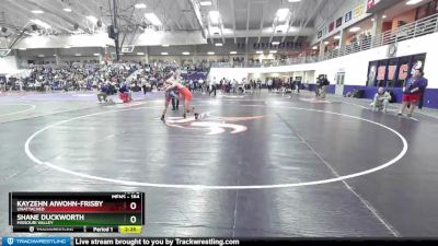 184 lbs Cons. Round 1 - Shane Duckworth, Missouri Valley vs Kayzehn Aiwohn-frisby, Unattached