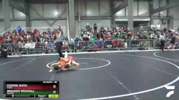 85 lbs Cons. Round 2 - Brenden Westfall, Abilene vs Cooper Smith, Maize