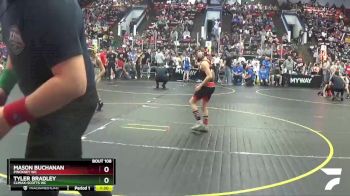 85 lbs Cons. Round 5 - Mason Buchanan, Pinckney WC vs Tyler Bradley, Climax-Scotts WC