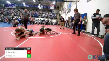 49 lbs Consolation - Knox Buzzard, Grove Takedown Club vs Kellyn Baker, Jay Wrestling Club