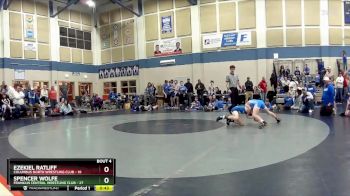 78 lbs Round 2 (4 Team) - Spencer Wolfe, Franklin Central Wrestling Club vs Ezekiel Ratliff, Columbus North Wrestling Club