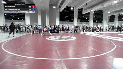 57 lbs Cons. Round 2 - Nico Rivera, Hammer Wrestling Club vs Matthew Marlow, Pittsburgh Wrestling Club