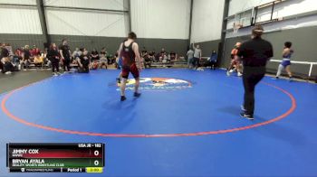 182 lbs Cons. Round 2 - Jimmy Cox, NWWC vs Bryan Ayala, Reality Sports Wrestling Club