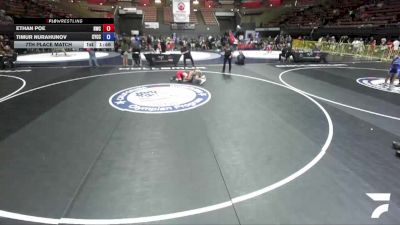 80 lbs 7th Place Match - Ethan Poe, Reign Wrestling Club vs Timur Nurahunov, Community Youth Center - Concord Campus Wrestling