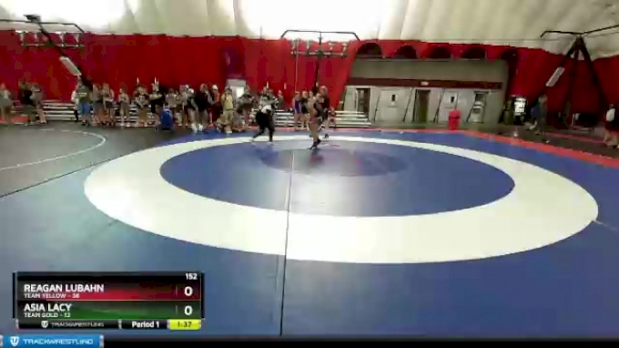 152 lbs Round 2 (6 Team) - Reagan Lubahn, Team Yellow vs Asia Lacy ...