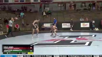 133 lbs Cons. Round 5 - Cole Jones, Minnesota State - Moorhead vs Jonathan Andreatta, Adams State