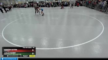 87 lbs Cons. Round 5 - Hunter Sutfin, Michigan vs Logan Barry, Mayo Quanchi Wrestling Club