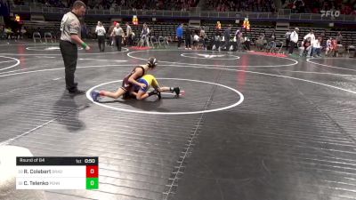 65 lbs Round Of 64 - Rowan Colebert, Bradford vs Cole Telenko, Penn Trafford