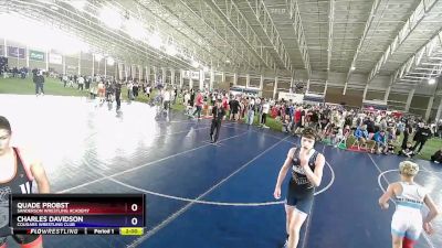 126 lbs 3rd Place Match - Quade Probst, Sanderson Wrestling Academy vs Charles Davidson, Cougars Wrestling Club