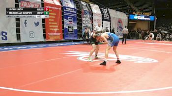 138 Class 2 lbs Cons. Round 2 - Maximilian Kruppe, Ste. Genevieve vs Leon Lungu, Maplewood-Richmond Hts.