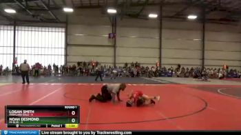 60 lbs Round 1 - Noah Desmond, PA Blue vs Logan Smith, Maryland GOLD
