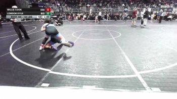 125 lbs Semifinal - Millie Cook, Cougar WC vs London Kyle, Mighty Warrior Wr Ac