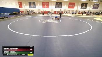 100 lbs Round 1 - Ethan Humphrey, Big Game Wrestling Club vs Brock Goebel, MWC Wrestlilng Academy