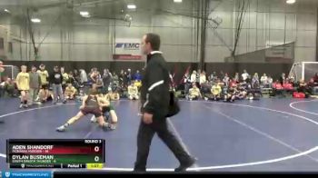 125 lbs Round 3 (6 Team) - Aden Shandorf, Montana Maroon vs Dylan Buseman, South Dakota Thunder