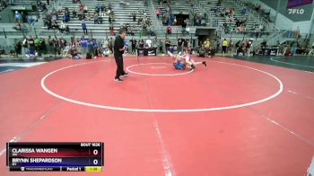 73 lbs Quarterfinal - Clarissa Wangen, WA vs Brynn Shepardson, NY