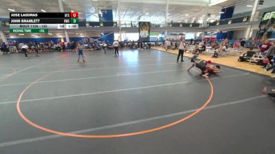 185 lbs Cons. Round 2 - John Bramlett, Unattached vs Jose Lagunas, Beat The Streets-Chicago