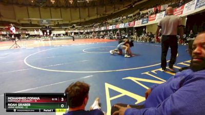 174 lbs Quarters & Wb (16 Team) - Noah Graber, Johns Hopkins vs Mohammed Fofana, Marymount University