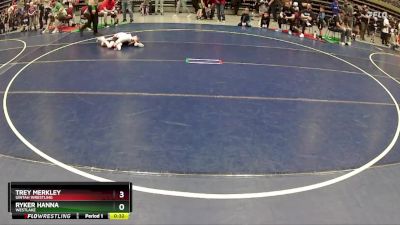 59 lbs Cons. Round 5 - Ryker Hanna, WESTLAKE vs Trey Merkley, Uintah Wrestling