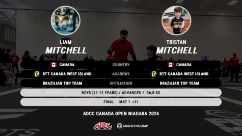 Liam Mitchell vs Tristan Mitchell 2024 ADCC Niagara Open