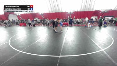 285 lbs Champ. Rd Of 16 - Makhi Rodgers, Askren Wrestling Academy vs Anthony Sebastian, IZZY Style Wrestling
