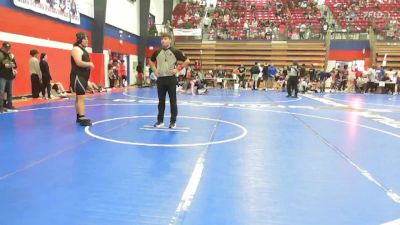 285 lbs Quarterfinal - Jose Ramirez, Stilwell Public Schools vs Lariat Hammons, Wilburton Schools